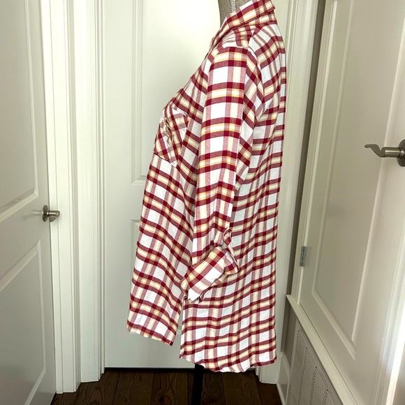 NWT! Florida State Seminoles Concepts Sport Women Flannel Long Sleeve Shirt Sz M - Picture 4 of 11